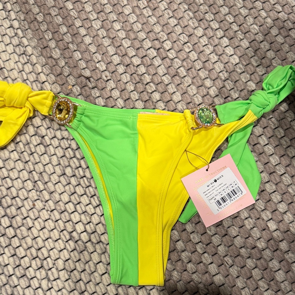 Green and Yellow Bikini Bottom